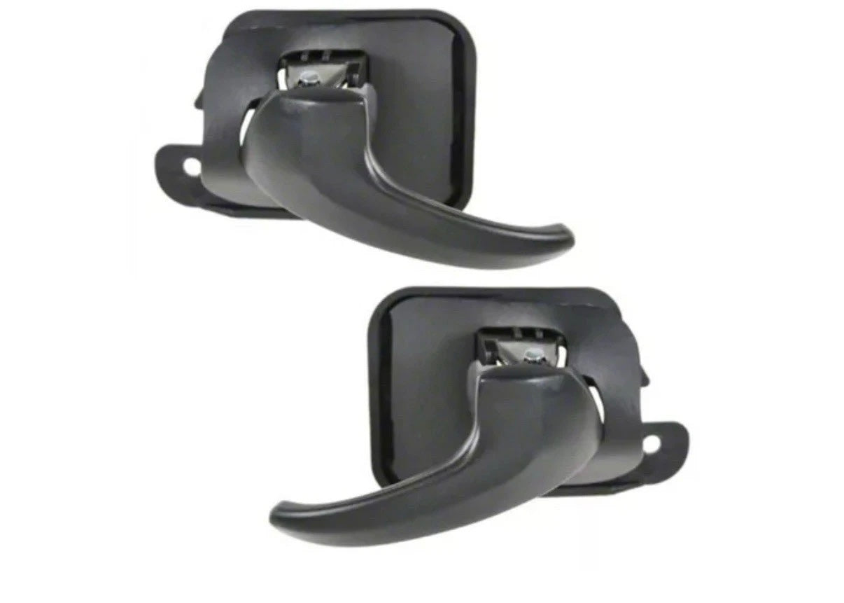 Inside Door Handle Set Black 94-04 Ford Mustang