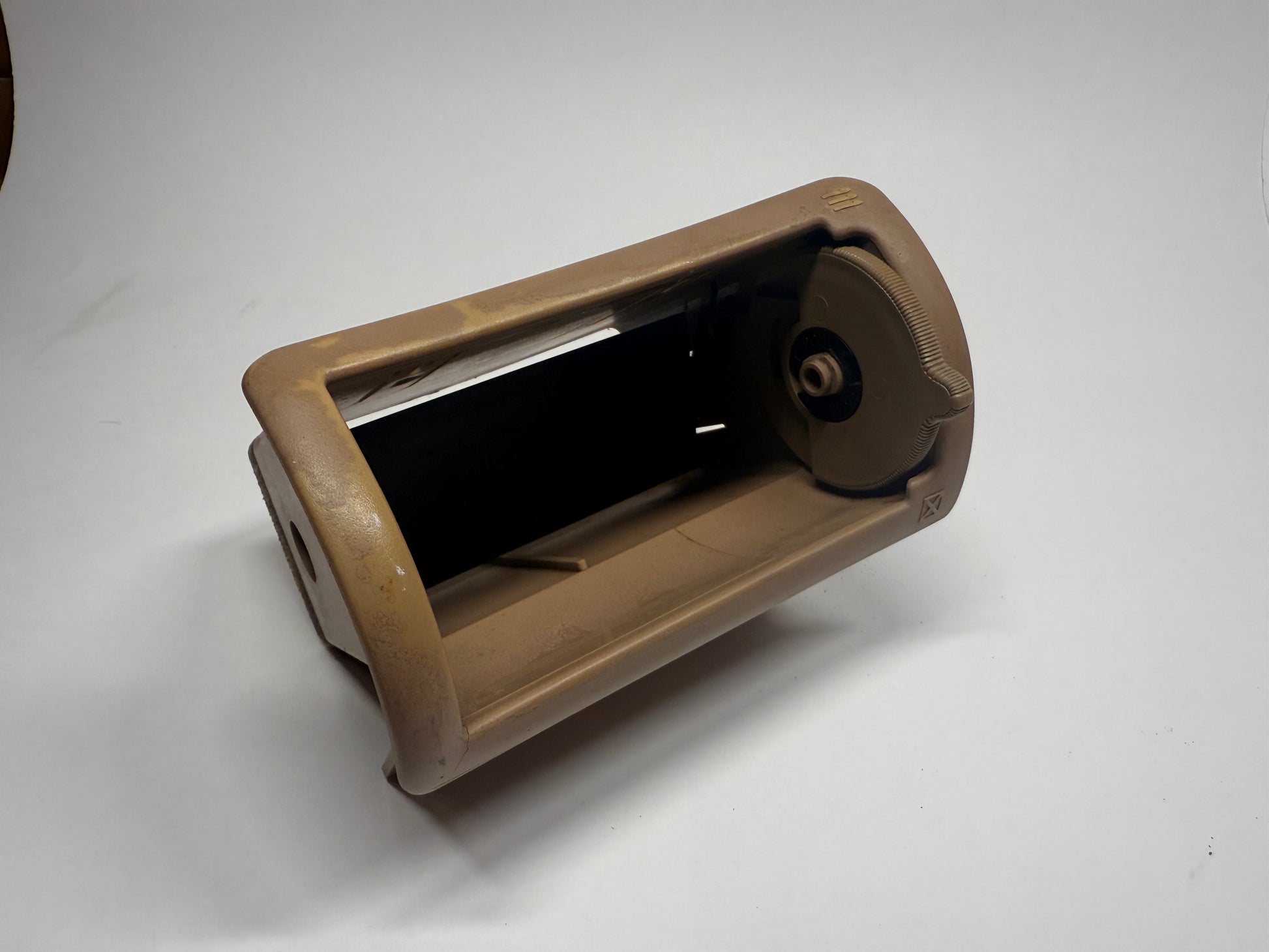 DAMAGE CLEARANCE! 99-04 Mustang (V6, GT, Bullit, Cobra) AC Dash Bezel Pair Tan